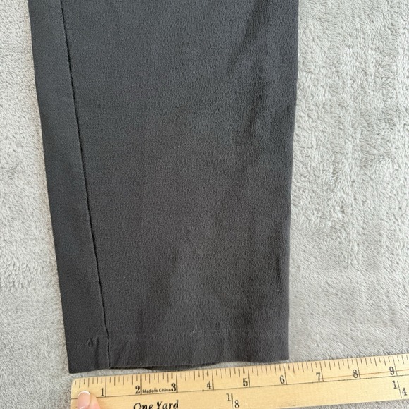Eileen Fisher Pants Womens Medium 32x27‎ Black Crepe Stretch Workwear Minimalist - Picture 5 of 16